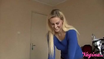 Dutch Blonde Goddes Gets Creampied! Britt Angel gets a creampie